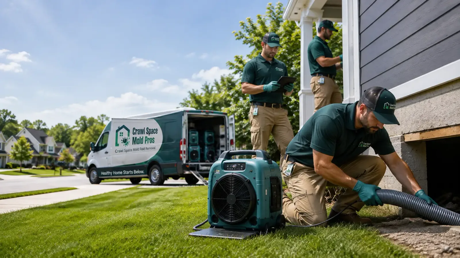 Crawl Space Mold Removal in Nova, OH